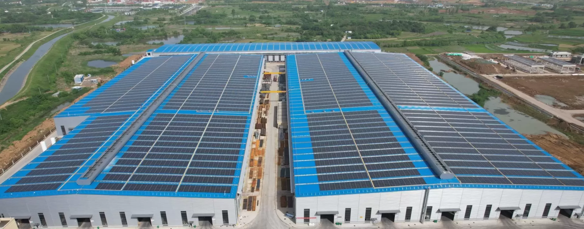 合肥国能神皖伟宏建材屋顶分布式-装机容量12MW
